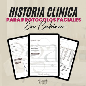 FORMATO EDITABLE HISTORIA CLINICA FACIAL + RECIPE